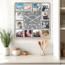 Buscar madera gris relojes de pared Familia