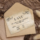 Buscar pergamino tarjetas rsvp Elegante