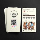 Buscar instagram tarjetas de visita Perfil de medios sociales