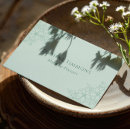 Buscar seafoam tarjetas de visita Elegante