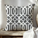 Buscar gris oscuro y blanco cojines Moderno