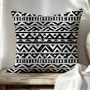 Buscar azteca blanco y negro cojines Tribal