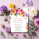 Buscar flores coloridas invitaciones Otoño de primavera