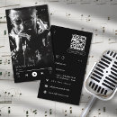 Buscar cantante profesional tarjetas de visita Cantautor