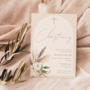 Buscar beige invitaciones para bautizos Arca