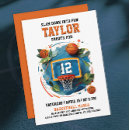 Buscar aro de baloncesto invitaciones Naranja
