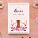Buscar cowgirl boot invitaciones Rosa