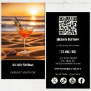 Buscar bartender tarjetas de visita Profesional