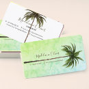 Buscar palm tree tarjetas de visita Profesional