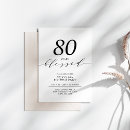 Buscar años 80 invitaciones Negro