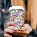 Buscar leopardo papel vasos Uno salvaje