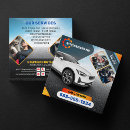 Buscar taller reparaciones auto de tarjetas de visita Coche