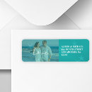 Buscar turquesa rectangulares pegatinas Invitados