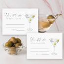Buscar vidrio de cóctel invitaciones Acuarela