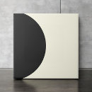 Buscar círculos negros azulejos Blanco y negro