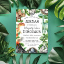 Buscar dinosaur invitaciones Niño