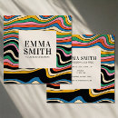 Buscar retro tarjetas de visita Elegante