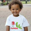 Buscar tercer cumpleaños bebe camisetas Verde