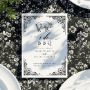 Buscar casual boda invitaciones Blanco y negro