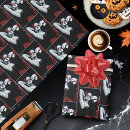 Buscar skull papel de regalo Día de los muertos