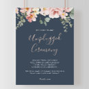Buscar floral azul boda posters Prometida