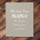 Buscar para la abuela mantas cobertores Nana