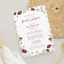 Buscar fall bridal shower invitaciones Flores de otoño