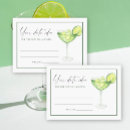 Buscar vidrio de martini invitaciones Ducha de novia