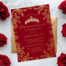 Buscar quinceanera rojo invitaciones Para todos
