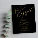 Buscar negro y dorado invitaciones Moderno