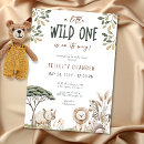 Buscar safari invitaciones baby shower Uno salvaje