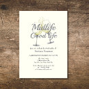 Buscar vidrio de vino invitaciones Elegante