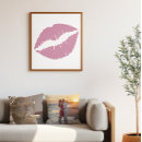 Buscar labios rosados posters Beso