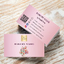 Buscar pastelería tarjetas de visita Rosa