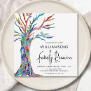 Buscar árboles coloridos invitaciones Para todos