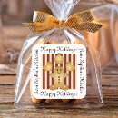 Buscar gingerbread man pegatinas Vacaciones felices