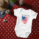 Buscar bandera americana bebe ropa Rojo blanco azul