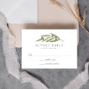 Buscar aceituna tarjetas rsvp Elegante