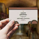 Buscar cervecería tarjetas de visita Rústico