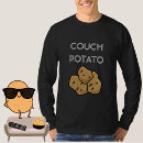 Buscar couch potato camisetas Batata de sofá