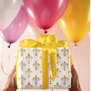 Buscar fleur lis de papel de regalo Elegante