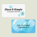 Buscar burbujas tarjetas de visita Servicio de limpieza