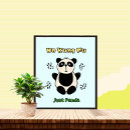 Buscar panda azul posters Adorable