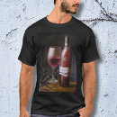 Buscar vino rojo camisetas Uvas