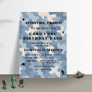 Buscar camo militar invitaciones De camuflaje