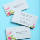 Buscar flamenco tarjetas de visita Floral