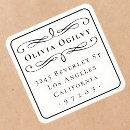 Buscar nombre y dirección pegatinas Para ella