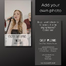 Buscar interprete tarjetas de visita Cantante