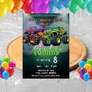 Buscar monster truck invitaciones Fiesta de camión