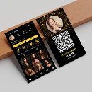 Buscar hairstylist tarjetas de visita Negro